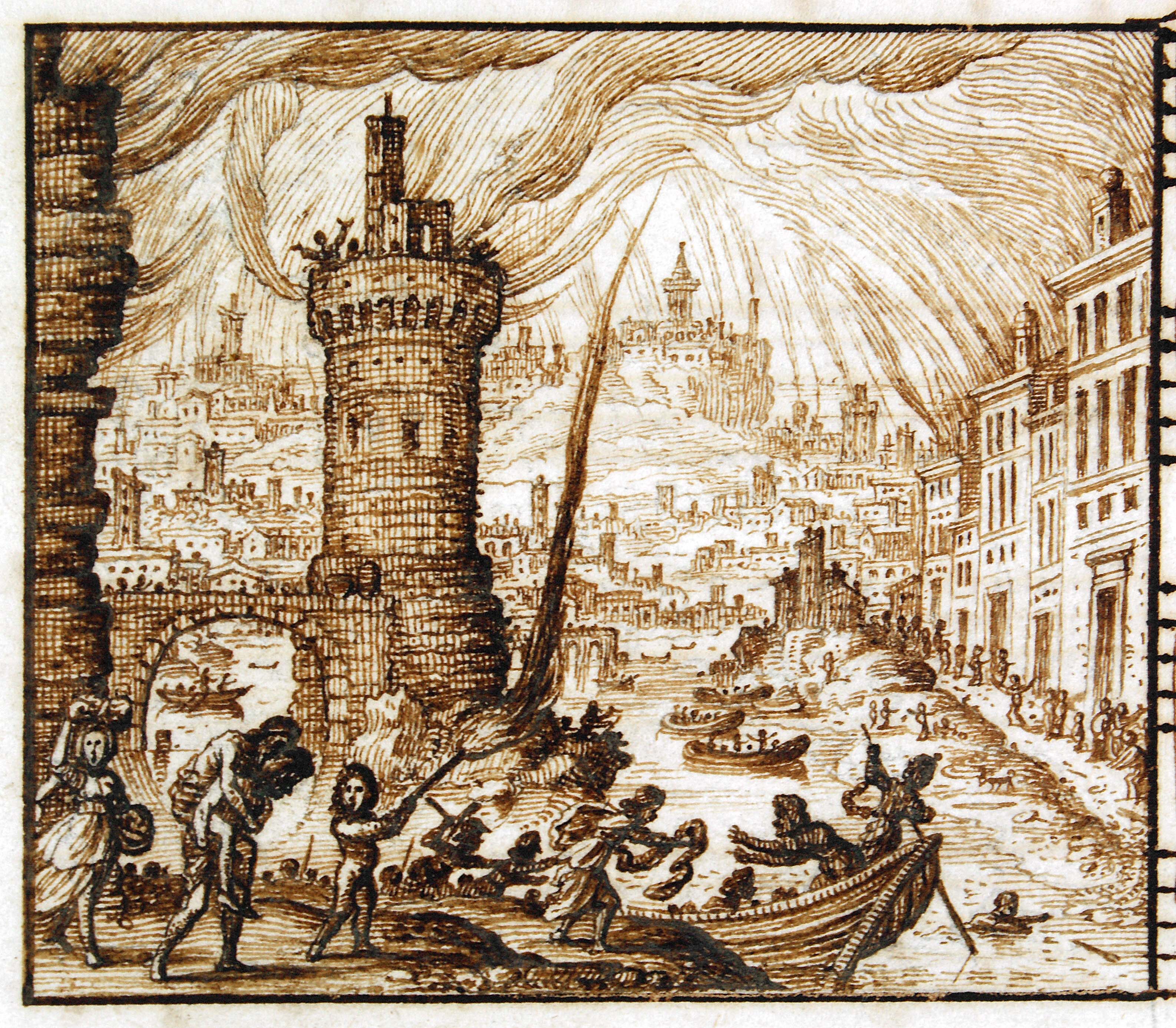 The fire of Troy / Borgo