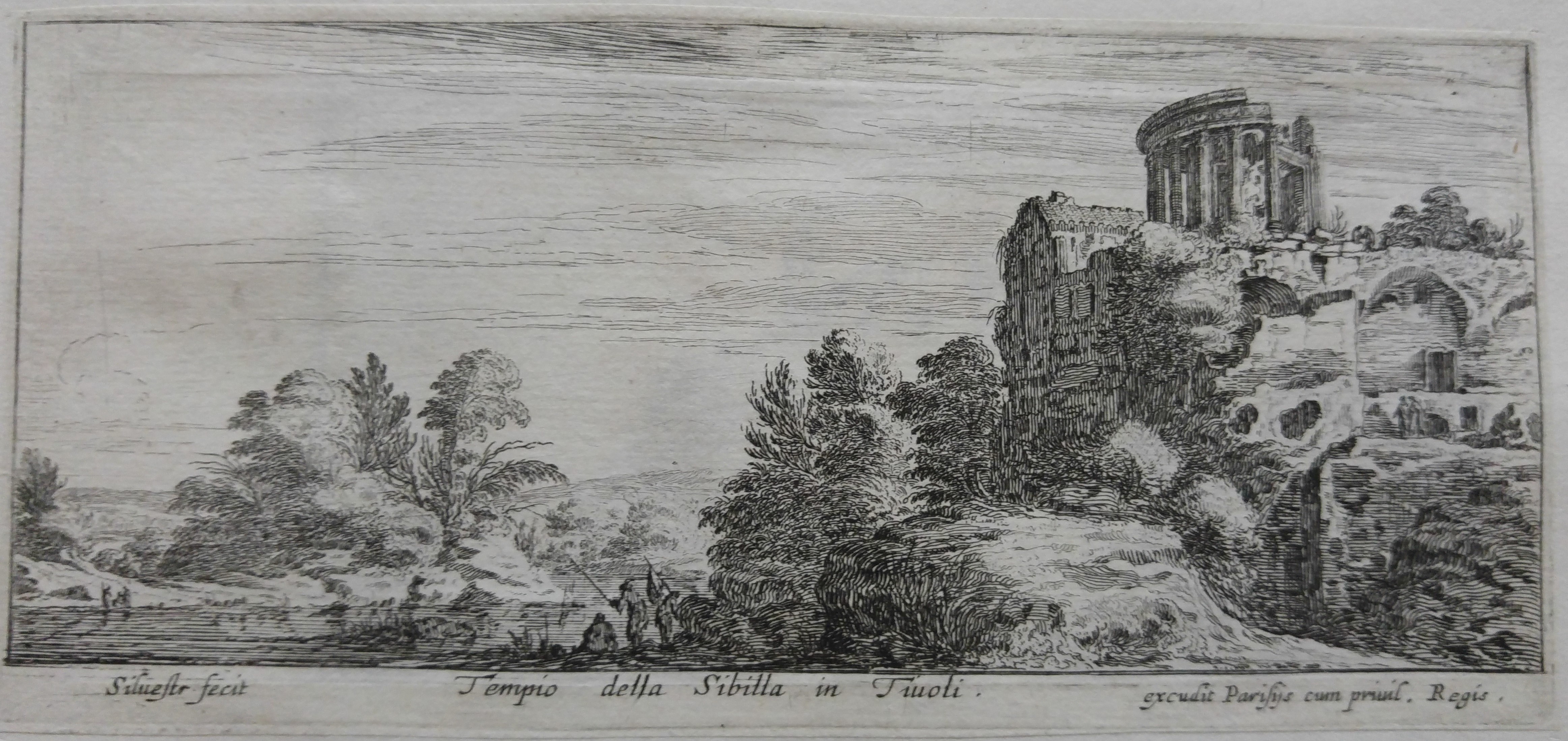 Tempio della Sibilla in Tivoli - print